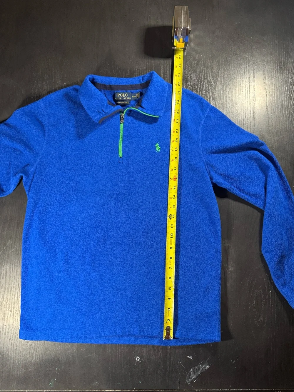 Polo Ralph Lauren Performance Blue Fleece Quarter Zip Pullover Men’s M